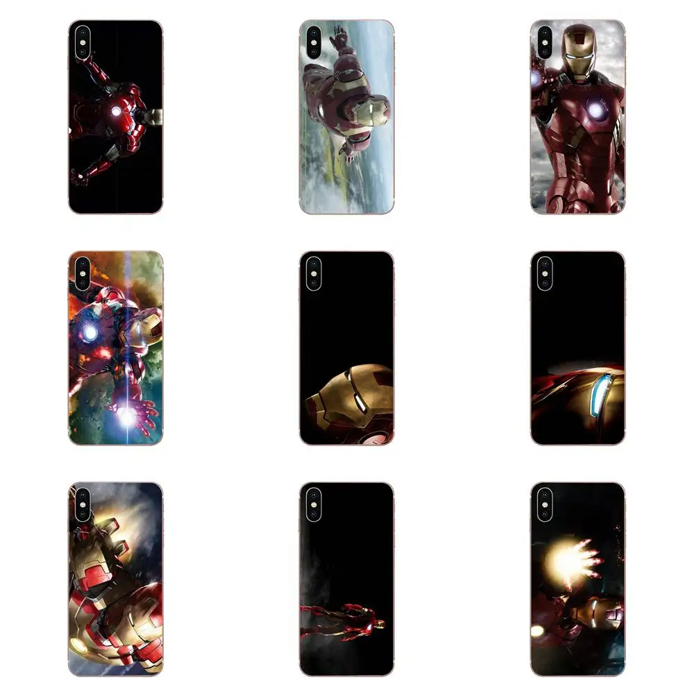 Популярные портативные матовые флаги Железного человека для Galaxy Grand A3 A5 A7 A8 A9 A9S On5