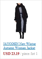 CHAMSGEND Women Wool Long Coat 2019 Autumn Winter Lapel Long Sleeve Woolen Coats Office Overcoat Outwear Abrigo Mujer 1108