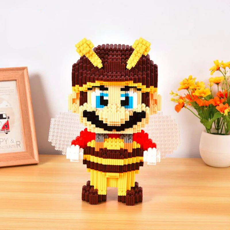 Xizai Аниме Doraemon Super Mario Luigi One кусок Luffy Arale Наруто Какаши ниндзя Hero DIY модель мини