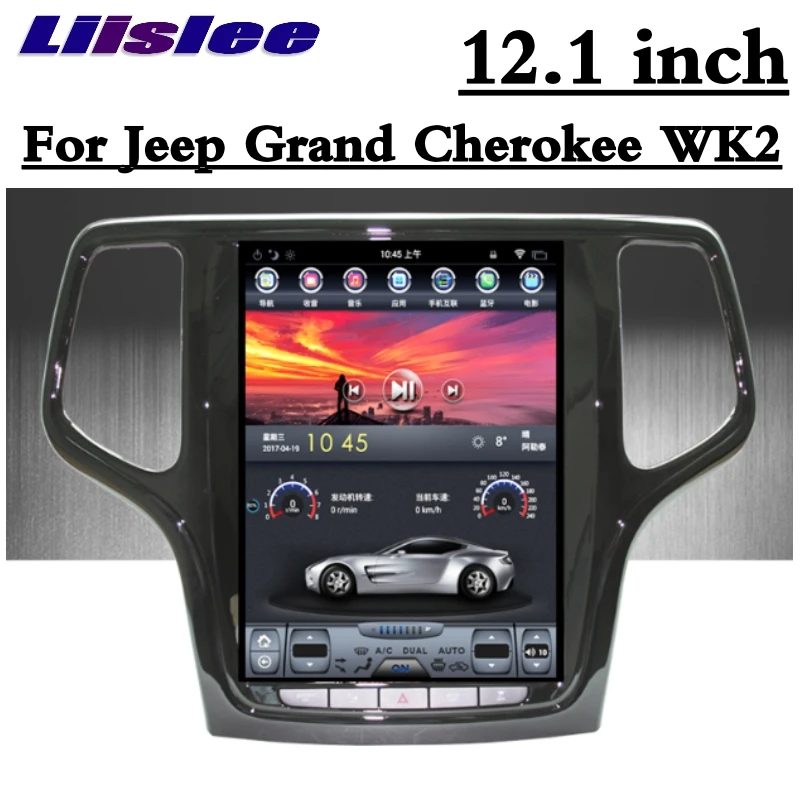 For Jeep Grand Cherokee WK2 2011~2018 NAVI 2G RAM LiisLee Car Multimedia GPS WIFI Audio Radio Navigation MAP Large Screen 10
