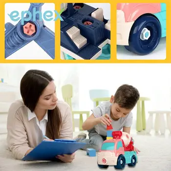 

Ephex Cool Plastic DIY DIY Car Funny Intelligence Model Car Interesting Interest Cultivation Decoration