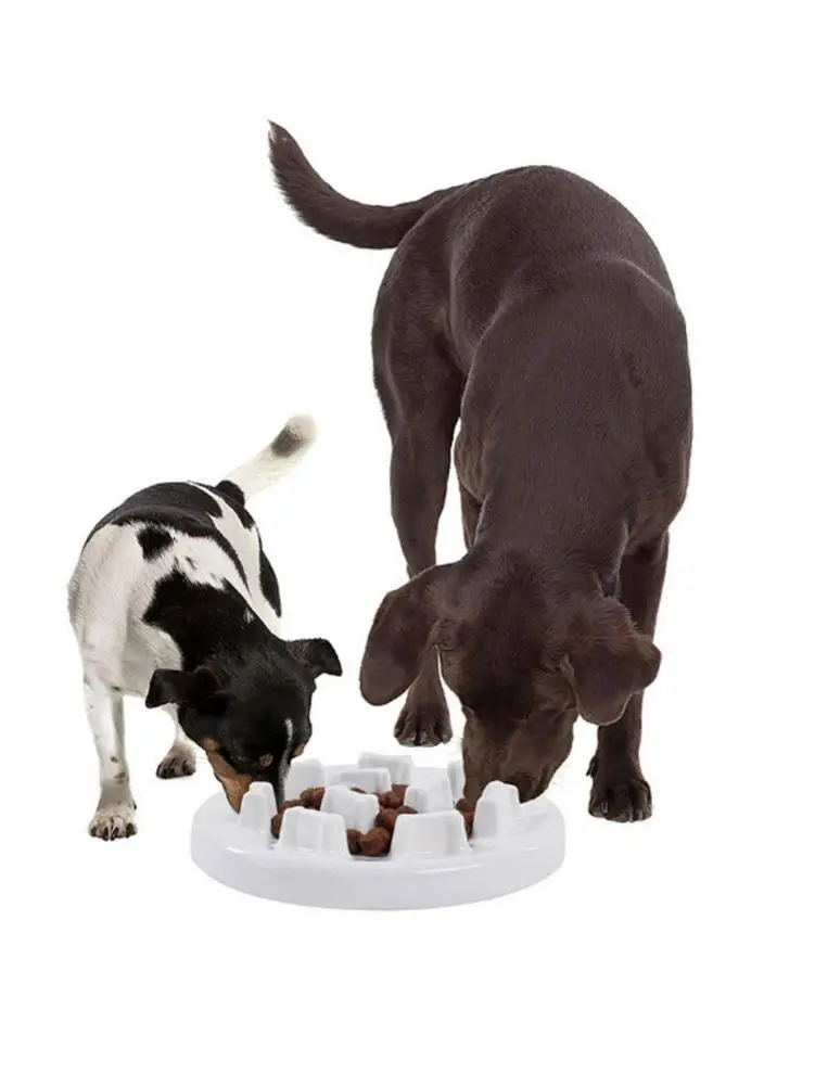 Ceramic Pet Slow Feeder Anti Smashing Food Bowl Dog And Cat Cute