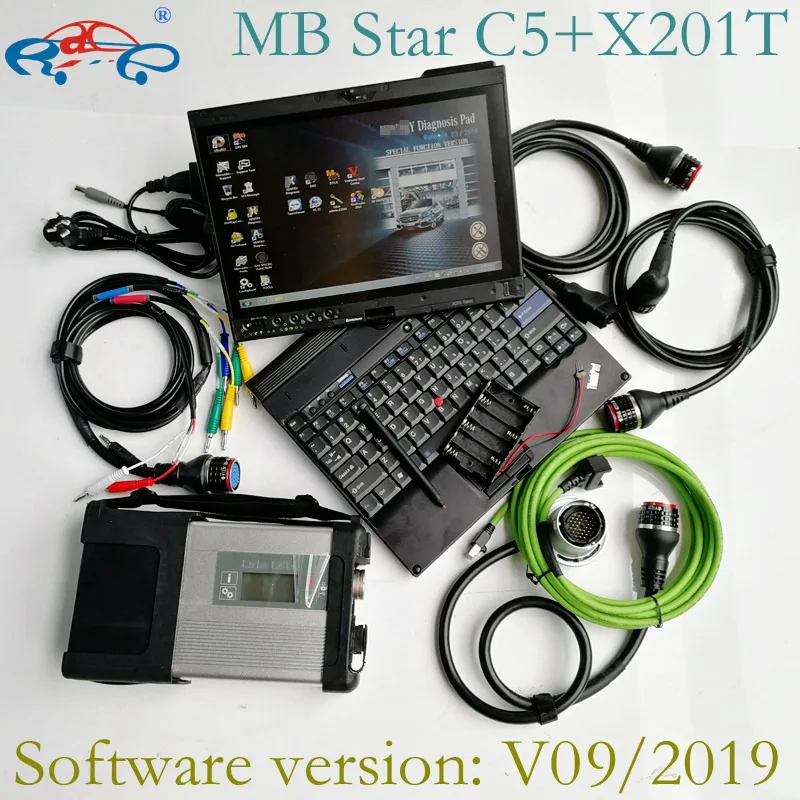 

Full software 2019.09 Das/DTS Monaco8/HHT/WIS X201T I7 4G MB STAR C5 SD Connect Compact 5 Diagnostic Tool with WIFI for Mercedes