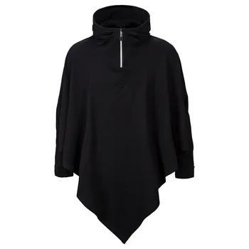 

Men's fashion Assassin's Creed Hooded dark department long irregular loose coat