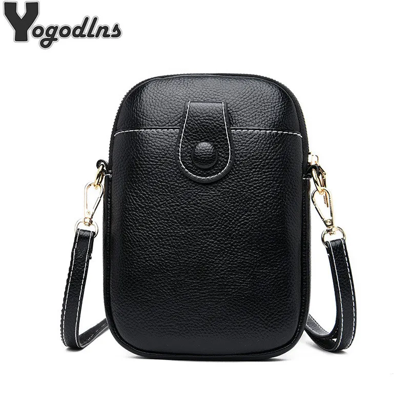Vintage Lychee Pattern Shoulder Bag For Women PU Leather Crossbody Bag Small Messenger Bag Leisure Shopping Mobile Phone Purses