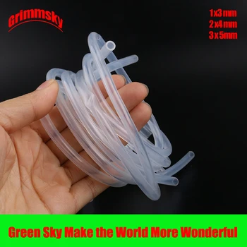 

Flexible 1*3mm 2*4mm 3*5mm Food Grade Transparent Silicone Pipe