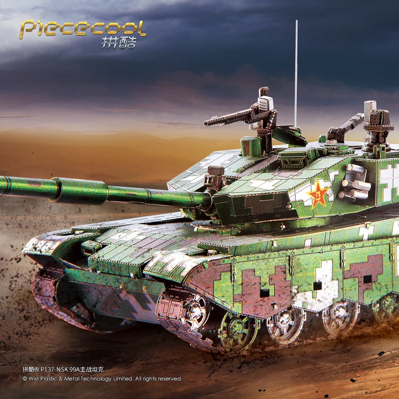 

Новое поступление, металлическая 3D-головоломка для творчества PMA для 99A, основной боевой танк для взрослых и детей, образовательная коллекция, ручные игрушки, подарок