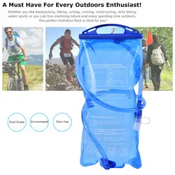 Открытый 2L водной резервуар воды мочевого пузыря гидратации пакет для хранения для бега велосипеда охоты кемпинга туризма спорта