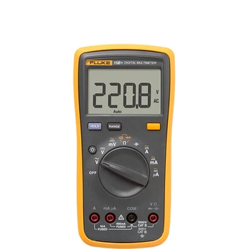 

Fluke 15B+ Digital Multimeter Auto Range 4000 Counts AC/DC Voltage Current Resistance Meter Capacitance Frequency Tester