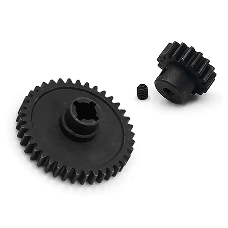 Металл diff основная передача 38T+ моторная Шестерня 17T Набор для 1/18 WLtoys A949 A959 A949 A959 A969 A979 RC автомобиль багги грузовик HSP Y51E