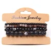 Bracelet en perles labradorites naturelles unisexe, assortiment de pierres hématite et onyx polies, pour une bonne énergie ► Photo 3/6