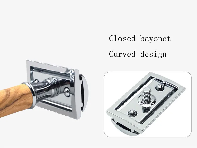Безопасная Мужская винтажная бритва с двумя концами, Мужская прямая бритва, Мужская бритва, бритвенный станок