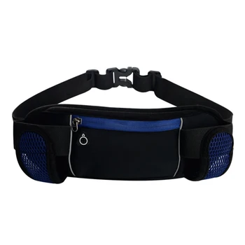 

Lycra Cotton Running Bags Waist Double Water Bottle Outdoor Belt Bag Female Sports Packs waterproof Ultralight Bags 23 x 23cm