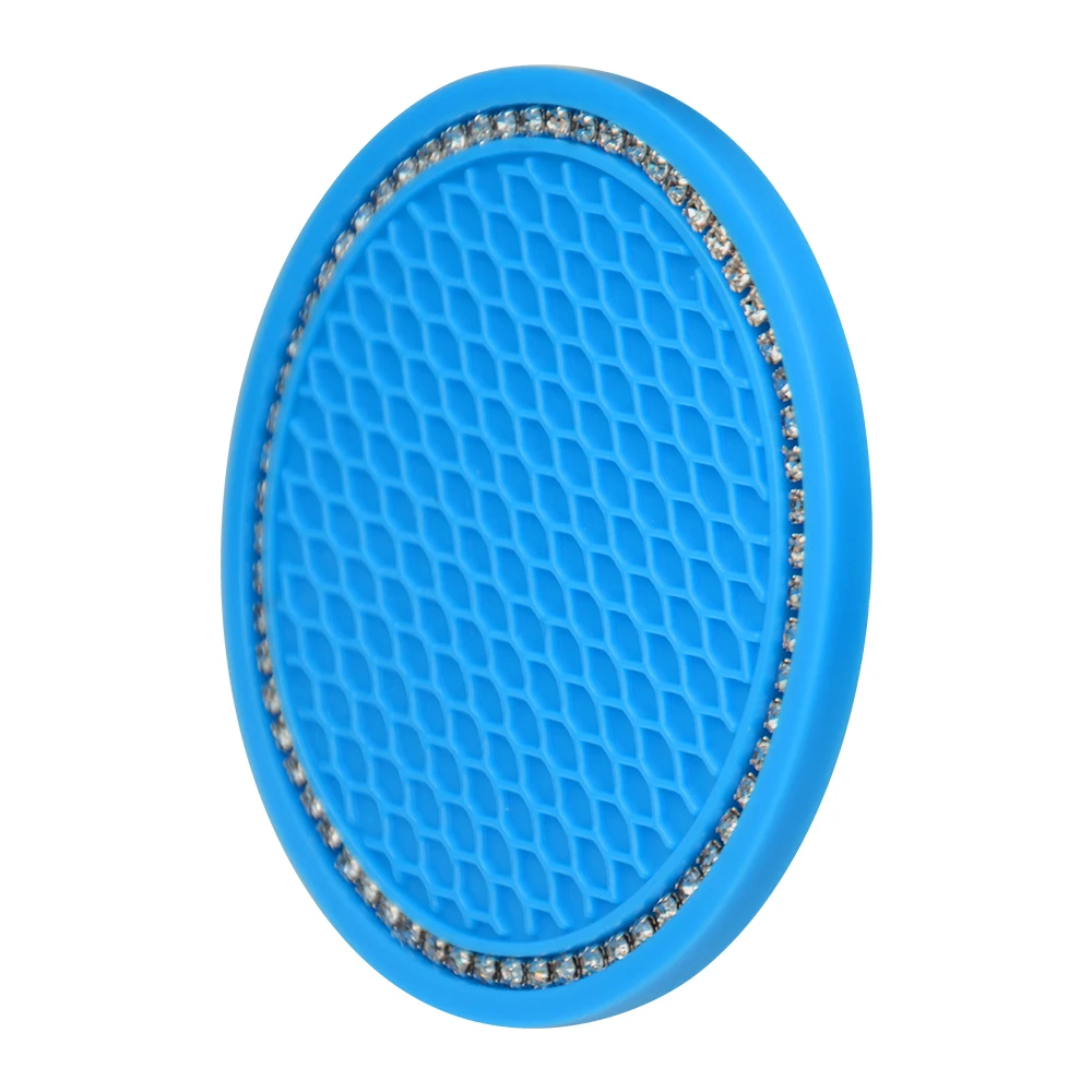 Vehicle Car Coasters Cup Holder Silicone Anti Slip Dog Paw Coaster Mat Auto Accessories 6 Colors cup holder coasters car coaster pads