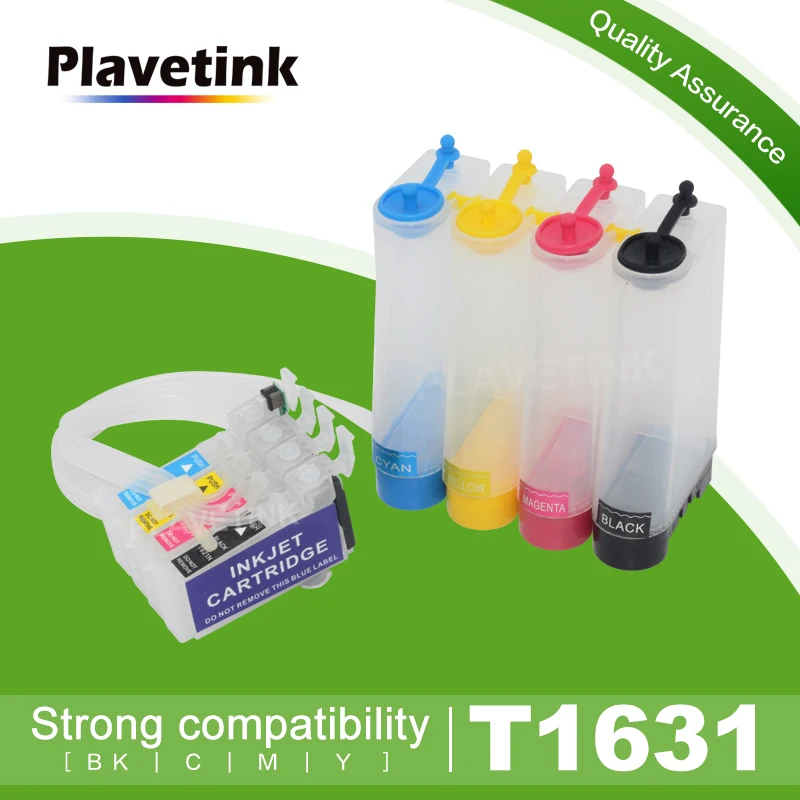 Система непрерывной подачи чернил Plavetink 16 XL T16 T1631 СНПЧ для принтера Epson WF-2750 WF-2650