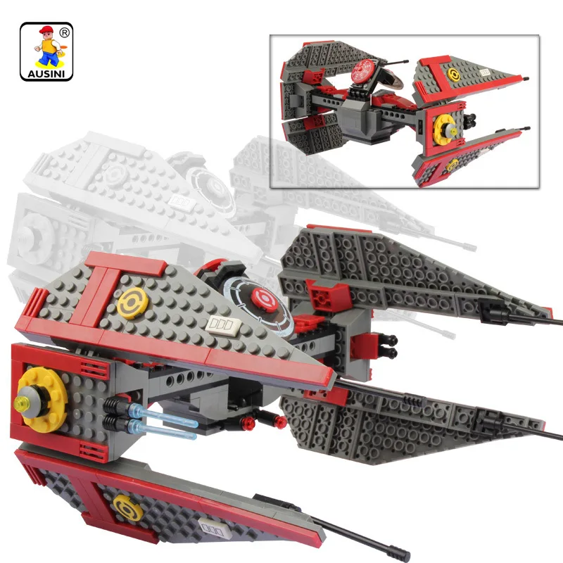 

AUSINI 25664 Space Science Educational Toy Interstellar Battle Small Particles Assembled Building Blocks Gift