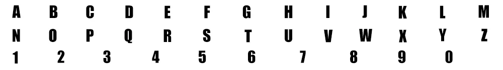 impact(大写+数字)