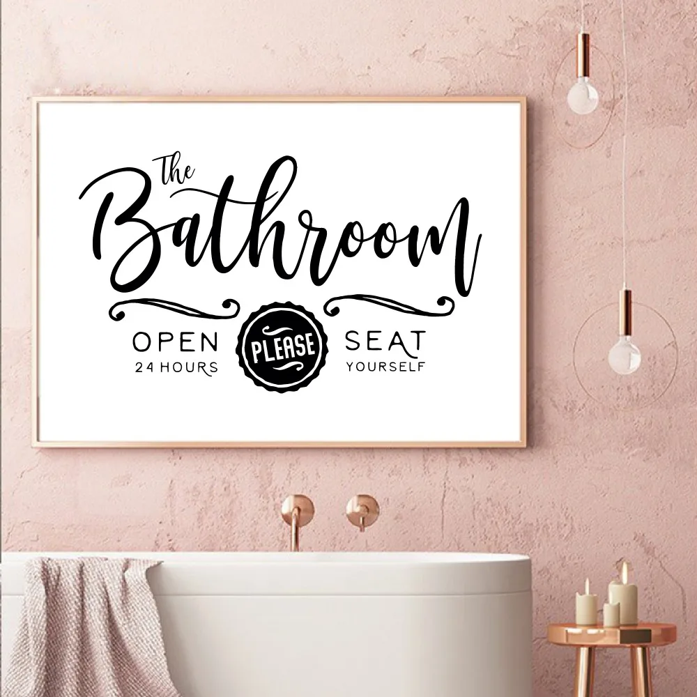 Bathroom-Sign-Prints-Farmhouse-Hotel-Restroom-Decoration-Paintings-Powder-Room-Sign-Canvas-Poster-Wall-Art-Pictures (1)