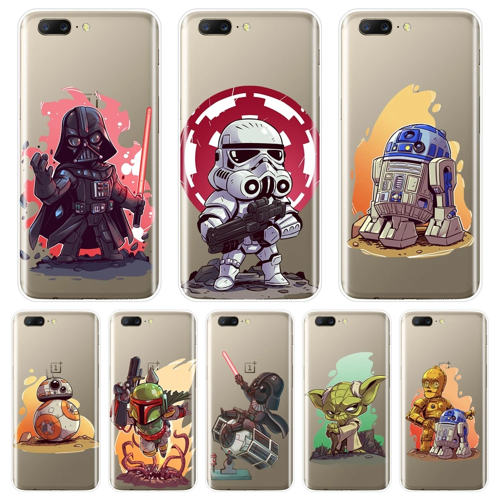 

Back Cover For OnePlus 6 6T 5 5T 3 3T Star Wars Darth Vader BB8 Cool Men Soft Silicone Phone Case For One Plus 6 6T 5 5T 3 3T
