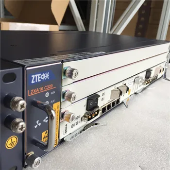 

NeW Original ZTE OLT ZXA10 C320 2U GEPON Optical Line Terminal Equipment, 2PCS 1GE SXMA/A10 A11 card with DC power supply