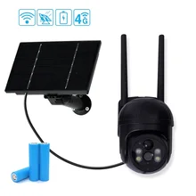 

Outdoor Solar Panel Camera Wifi PTZ 1080P Battery Security Surveillance Wireless Monitor Waterproof CCTV Full Color Night Vision