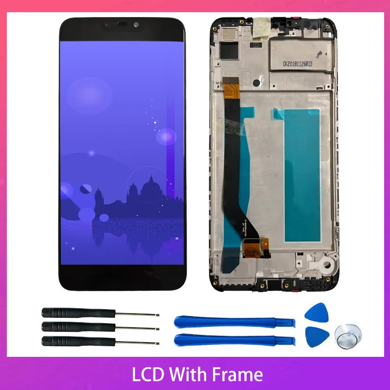 

AAA+Quality For Asus Zenfone Max M2 LCD Display + Frame Touchscreen Digitizer Assembly For Asus Zenfone Max M2 ZB633KL/ZB632KL