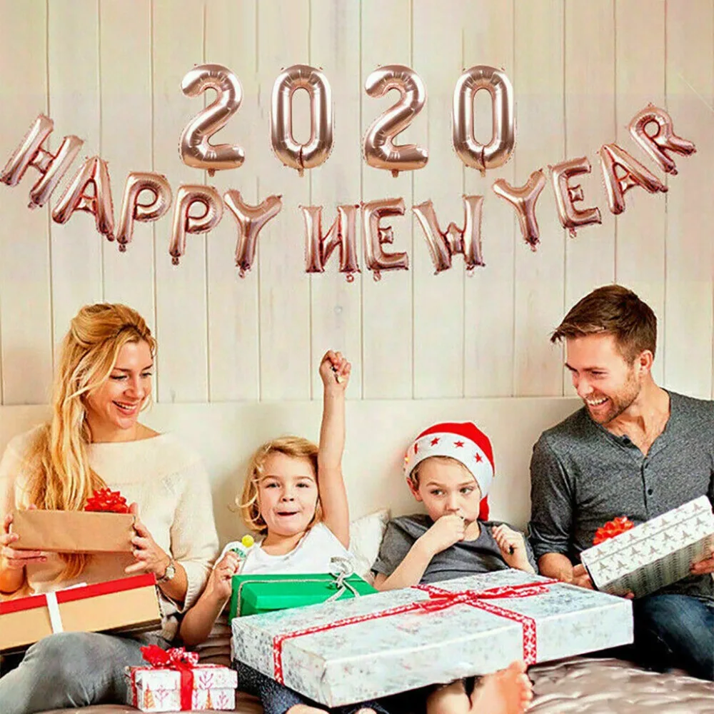 Happy New Year 2020 Balloons  Festival Scene Christmas Decorations For Home Supply Party 16 Inch  (5)