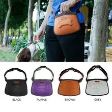 1 шт. съемный открытый тренировочный чехол Hands Free Ткань Оксфорд портативный собака закуска двусторонний карман для хранения домашних животных мешок для еды