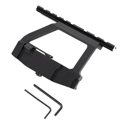 Ak47 picatiny side ferroviário scope montar bloqueio rápido montagem em trilho superior resistente kalashnikov ak74 saiga rifle airsoft scope montar