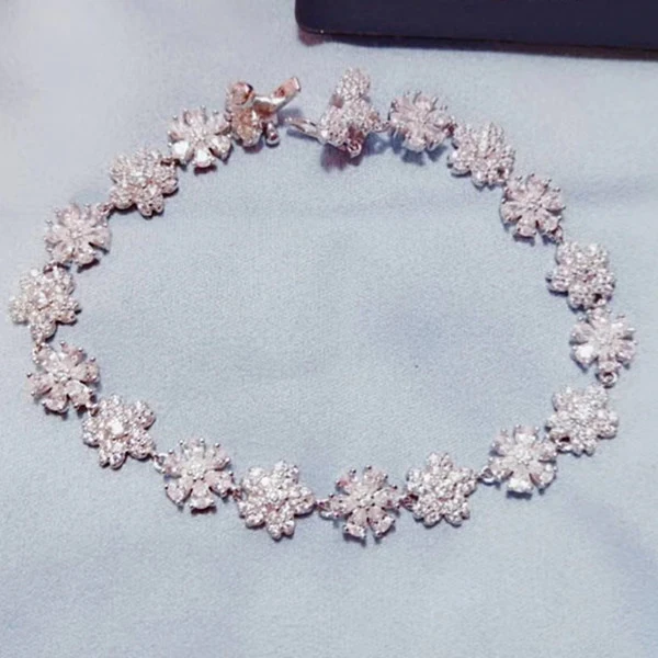 Дизайнерские Модные 925 пробы серебряные украшения 3а кубический цирконий вечерние регулируемые браслеты