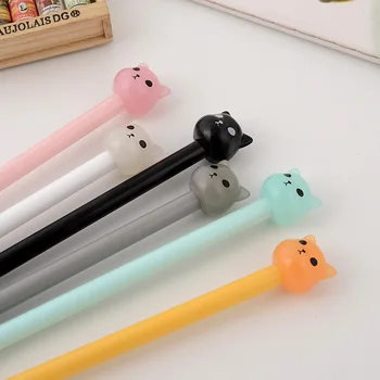 

36PCS Cartoon Bear Gel Pen Candy-Colored Signing Pen 0.5mm Personalized & Creative Cute Jelly Color Gel Pen Stationery