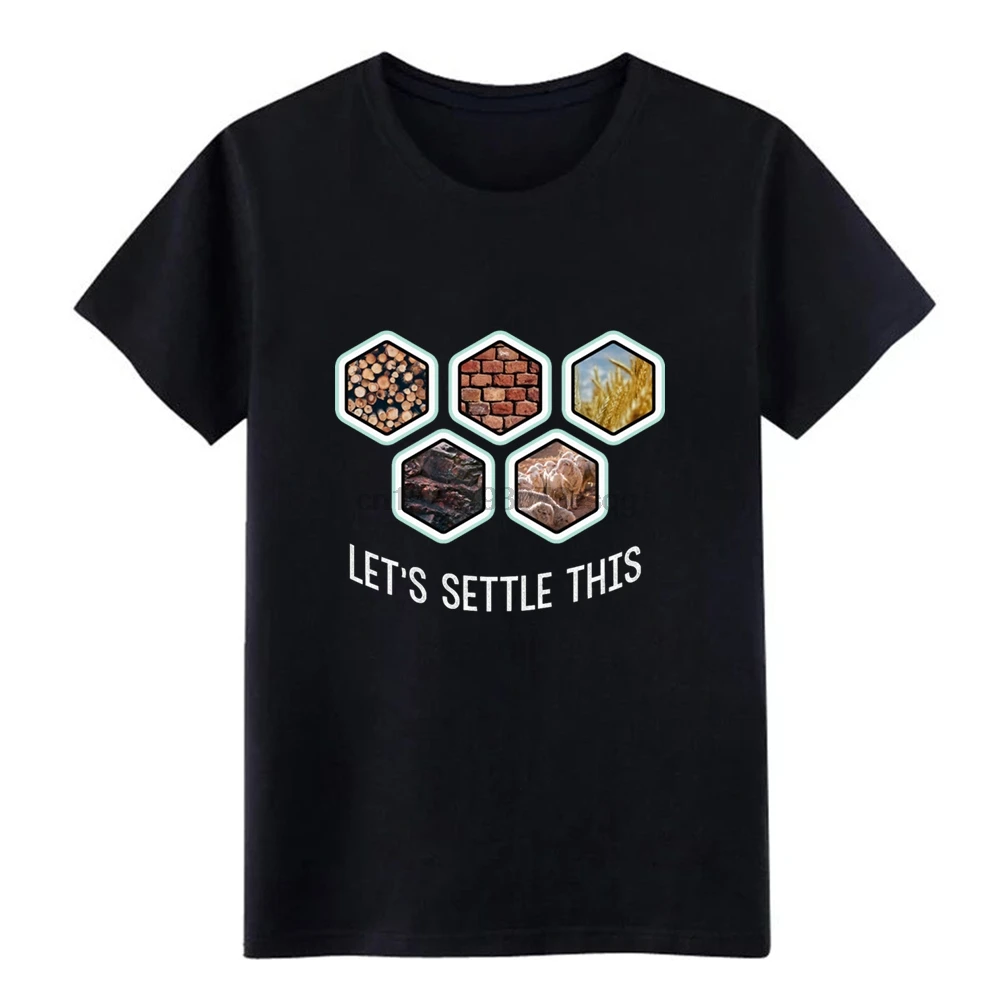 Let s settle th is settlers of catan футболка дизайнерская круглый вырез тренд солнечный свет