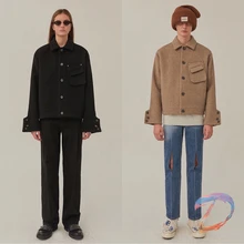 ADERERROR Woolen Jacket Coat High Quality Button Lapel Coat Adererror Men's Women's Jackets