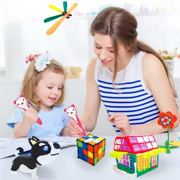 

For kids 3D Pen DIY Printing Pencil include Set of tools PCL Filament Creative Toy Gift Design Drawing Students Fun Teaching