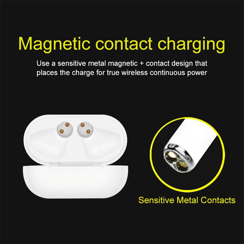 QIIHII TWS touch wireless Bluetooth 5 0 subwoofer headset pk i7 i13 i11 i12 i10 tws for iPhone Android fone de ouvido