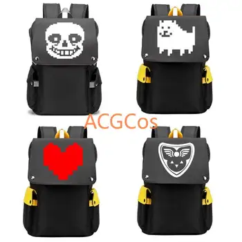 

Undertale Cosplay Oxford Backpack Student School Shoulder Bag Laptop Travel Rucksack Gift Outdoor