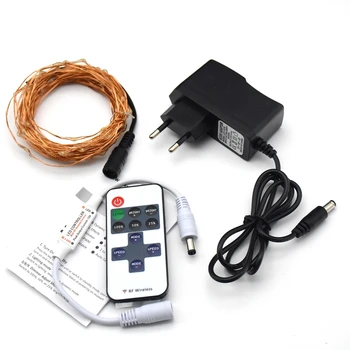 

10M 20M 30M 50M LED Copper Wire String Lights DC12V LED Christmas Outdoor Fairy Lights for Holiday Wedding Party Decoration