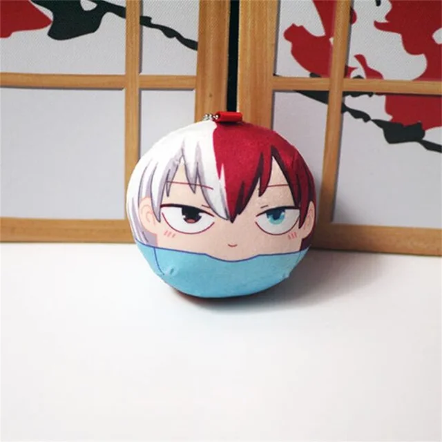 Boku No My Hero Academia Midoriya Izuku Deku Bakugou Katsuki Todoroki Shoto Cosplay Doll Toy Plush Dolls Child Gift Pendant 7.5cm