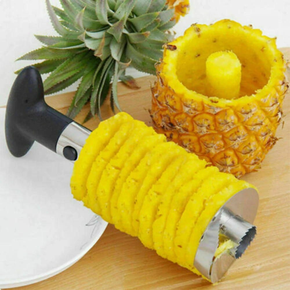 

1PCS Pineapple Slicer Cutter Peeler Stainless Steel Kitchen Easy Gadget Peeler
