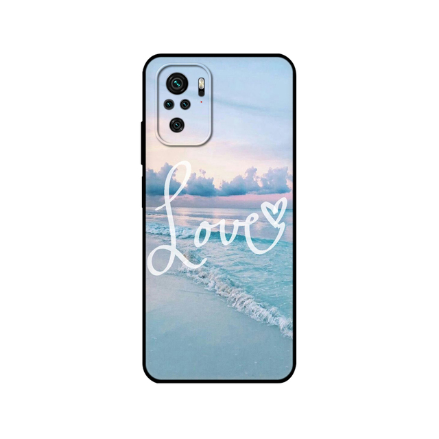 Xiaomi Redmi Note 10 Case 4G 5G Back cover For Redmi Note 10 Pro Phone Cover on Redmi Note 10S bumper silicon black tpu case