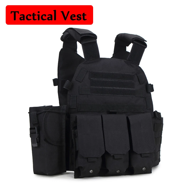 6094 Military Equipment Army Combat Training Vest Body Armor Tactical Hunting Molle Airsoft 4 Colors | Спорт и развлечения
