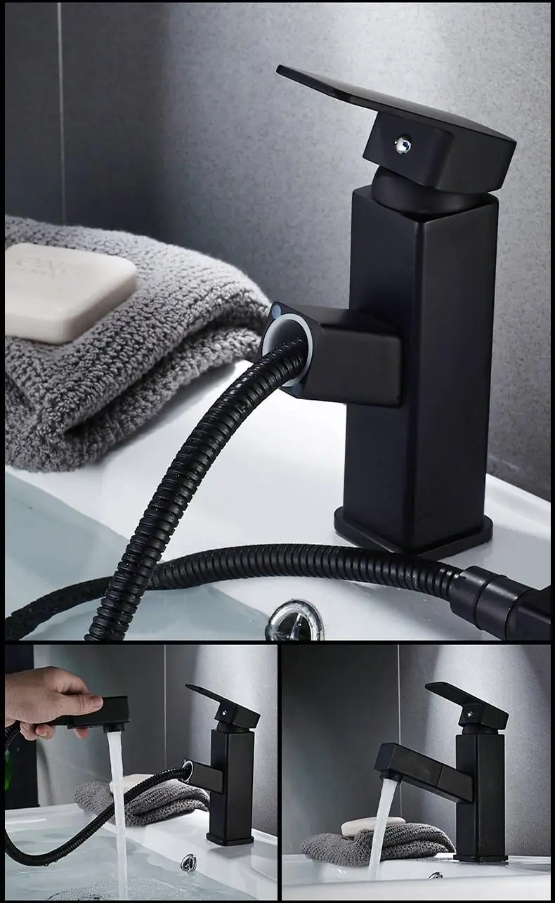 Tap Kran Rubinetto Bagno Waterfall Preta Basin Cuba Robinet Salle De Bain Grifo Lavabo Banheiro Torneira Bathroom Sink Faucet