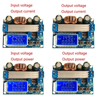 

4A Converter Module Adjustable Boost Board With LCD Display Y1AE