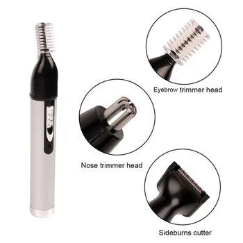 

KM-6651 ABS Personal Electric Face Care Hair Trimer For Man & Woman Eyebrow Ear Nose Trimmer Removal Clipper Shaver Rechargeable