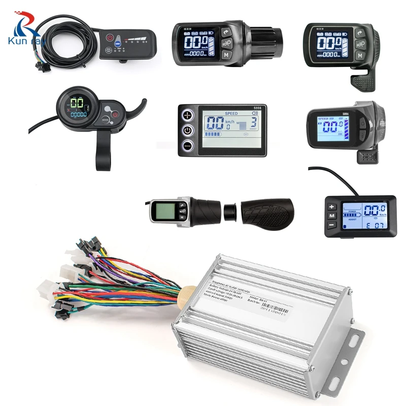 36V-48V 500W Pengontrol Sepeda Listrik 