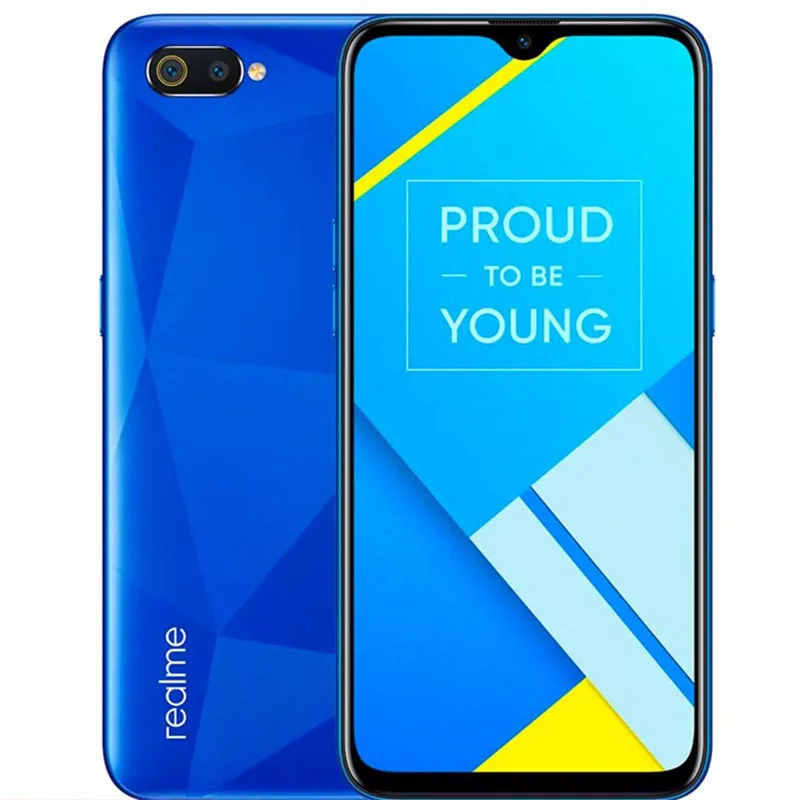 Мобильный телефон realme C2 с глобальной версией 6," HD+ Dewdrop MTK Helio P22, задняя камера 13 МП+ 2 МП AI, двойная задняя камера 4000 мАч, мобильный телефон