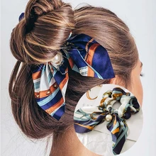 Новые шифоновые банты шелковые резинки для волос женские жемчужные конский хвост держатель заколка для волос Веревка резинки для волос аксессуары