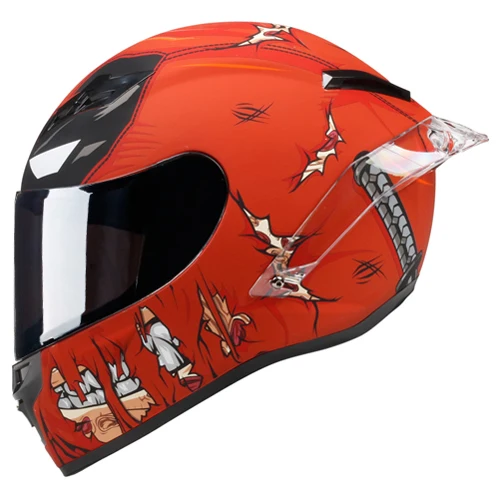 Полный лицевой мото rcycle шлем точка шлем для мужчин и женщин шлем мото capacete de moto cicleta cascos de moto крест каска - Цвет: 2
