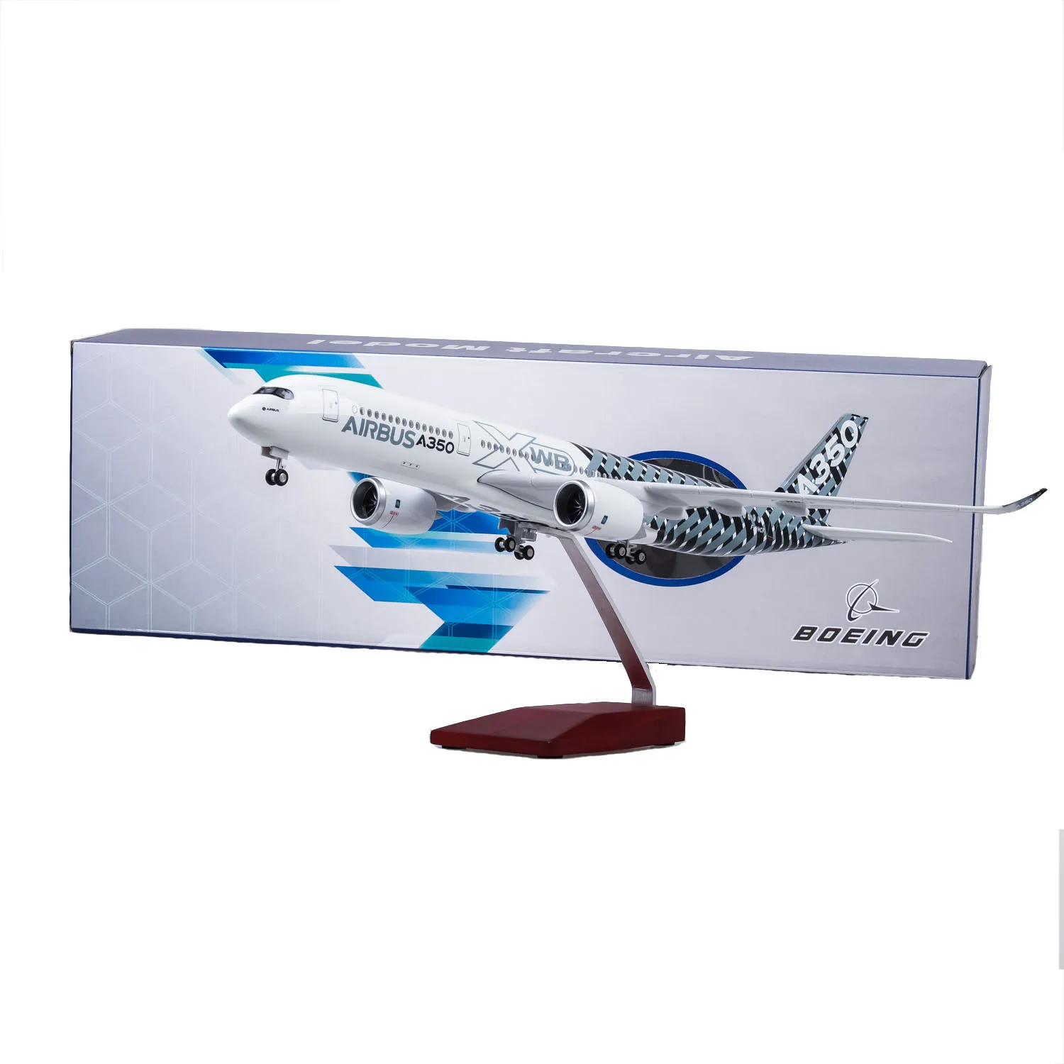 47 см 1/142 Airbus A350 прототип XWB авиационная модель самолета Смола airframe W шасси и легкие игрушки самолеты самолет с фиксированным крылом