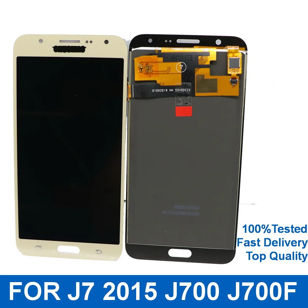 

Suitable for SAMSUNG Galaxy J7 Mobile phone LCD J700 2017J700F J700H LCD Display Touch Screen Digitizer With brightness control
